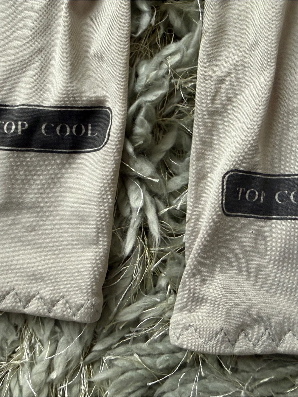 Women light grey cold sleeves - perfect for bikers - Picture 2 of 3